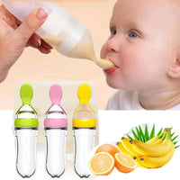 Thumbnail for Baby Spoon Feeder Silicone Bottle Feeding