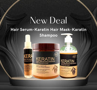 Thumbnail for New Deal | Pack Of 3 Items Keratin Hair Mask | Keratin Shampoo | Keratin Hair Spray