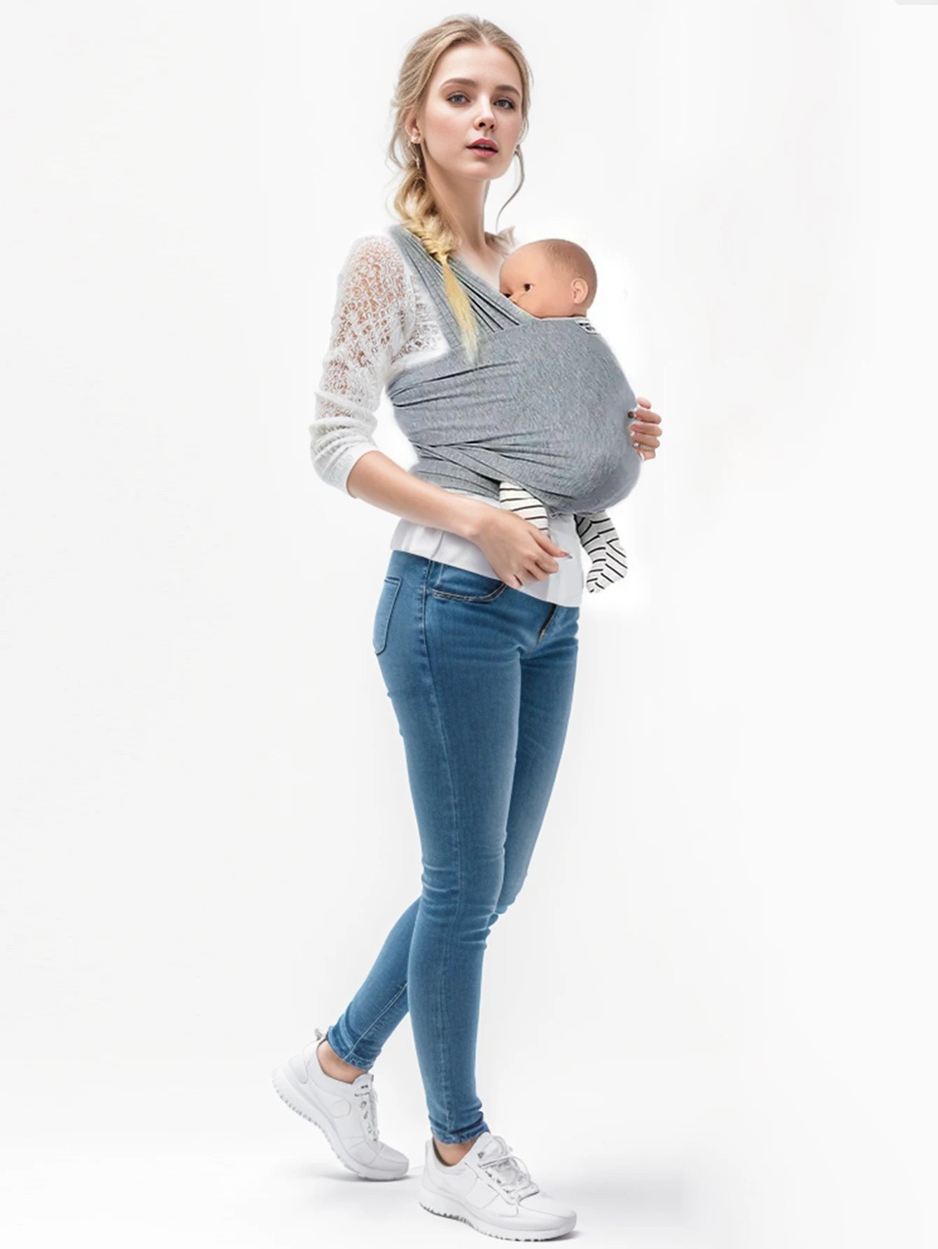 Elastic Hands-Free Baby Straps: From Newborns to Toddlers - Convenient Children's Straps